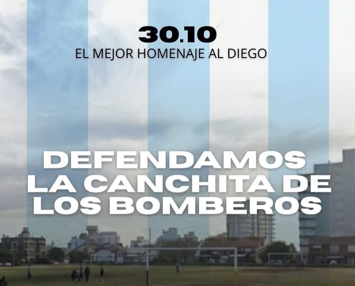 «La canchita no se vende, la canchita se defiende”
